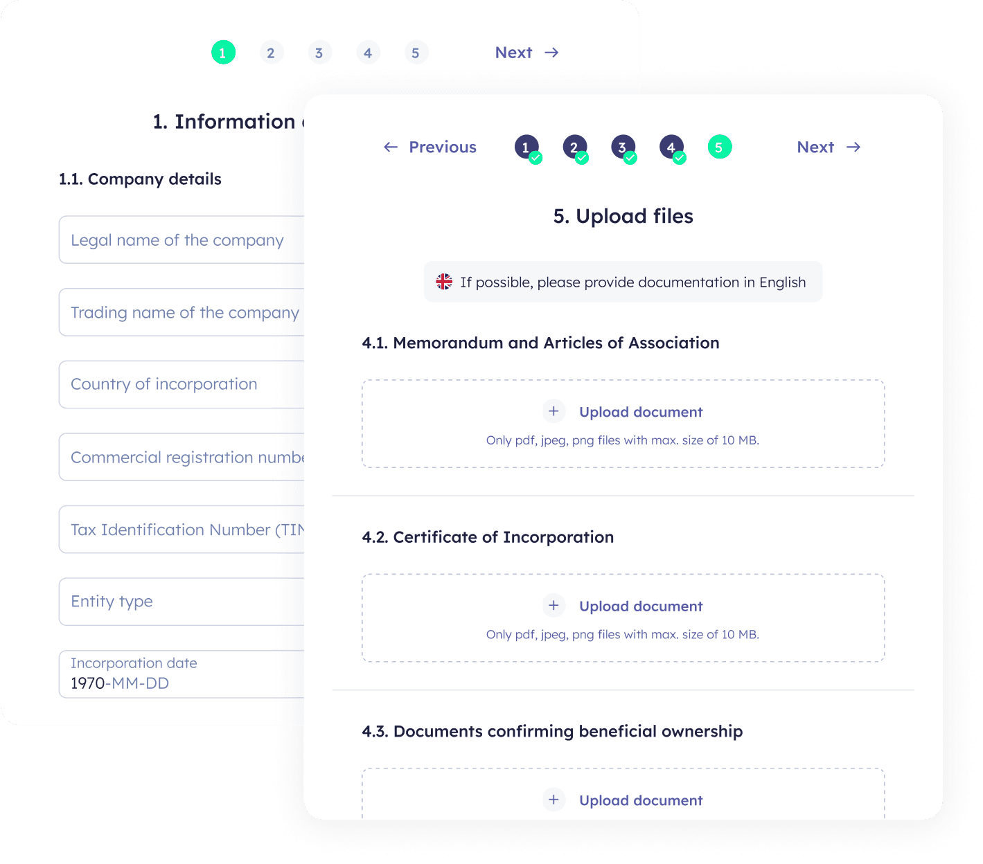 Digital onboarding