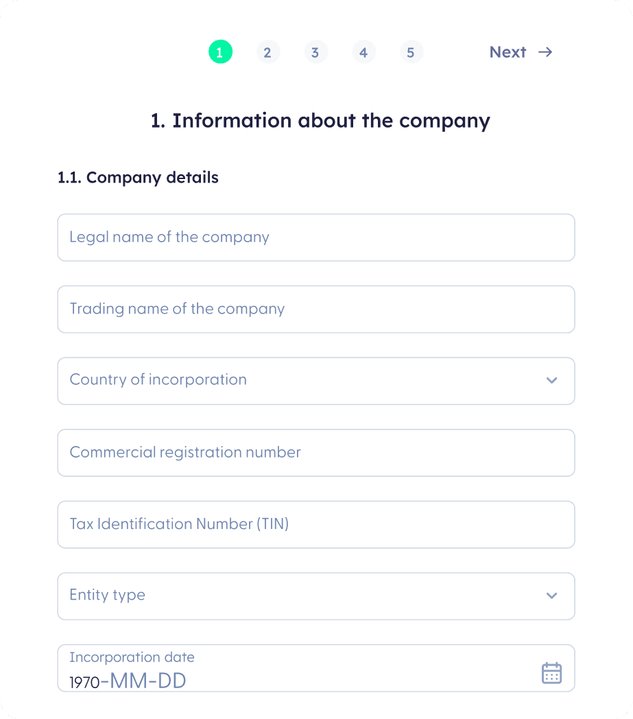 Digital onboarding